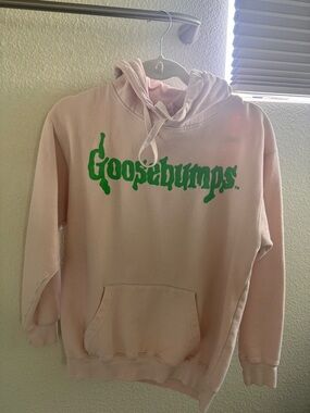 Goosebumps Logo Hoodie in Light Pink